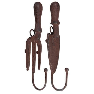 Garden Hooks - Shovel and Fork Asst. - Cast Iron