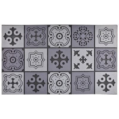 Mosaic Doormat, Recycled Rubber