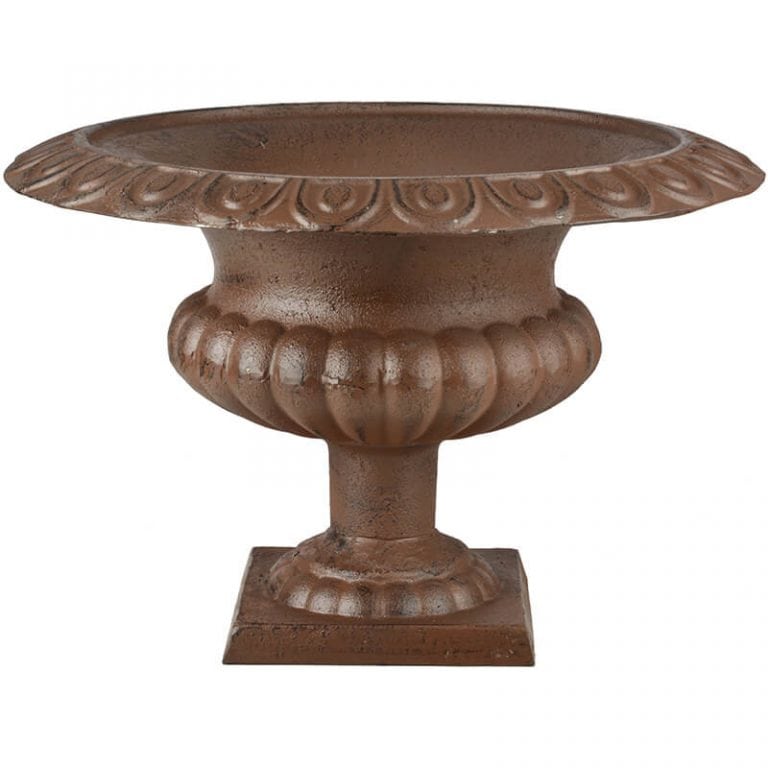 French Urn Low - Large - Esschert Design USA