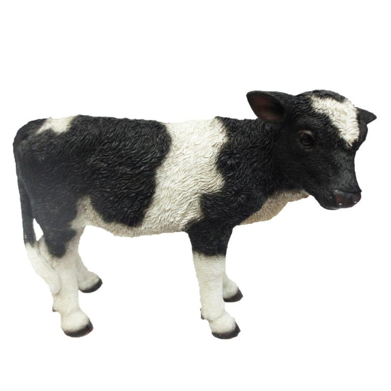 life size resin calf