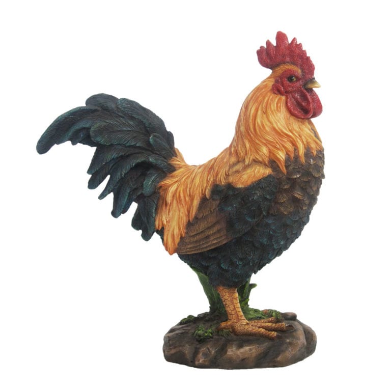 resin rooster