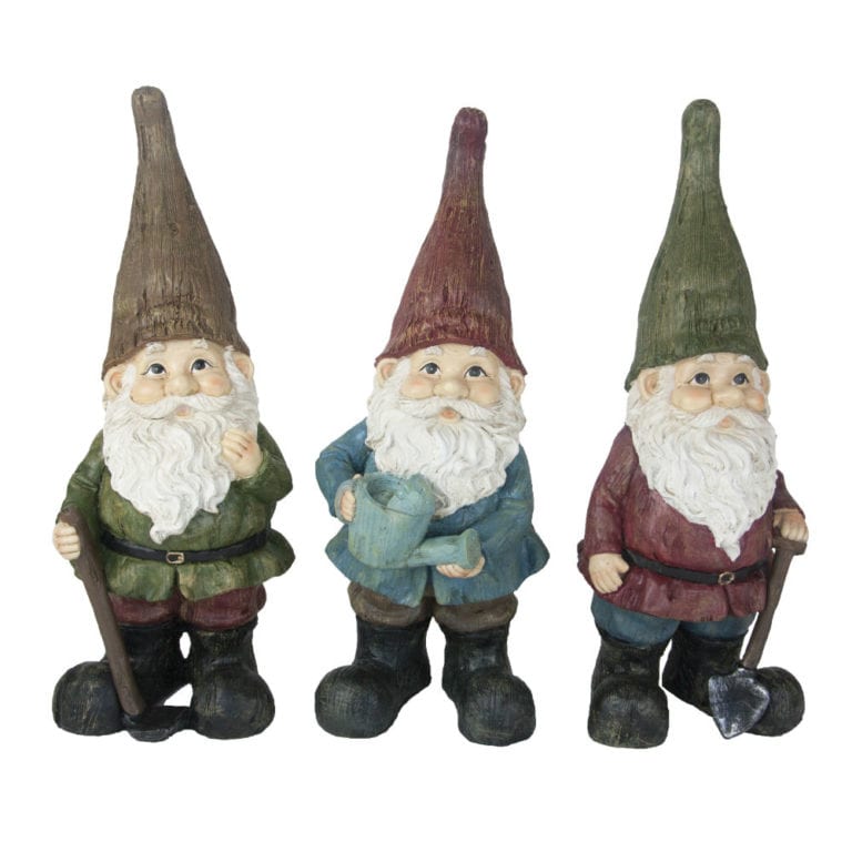 large resin gnomes