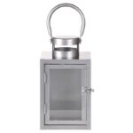 Wall Mounted Lantern, Metal/Glass