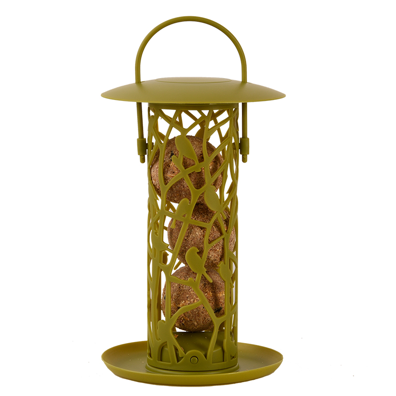 suet ball feeder with tray