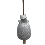 Perching Frog Wind Chime, 3 Asst. Colors