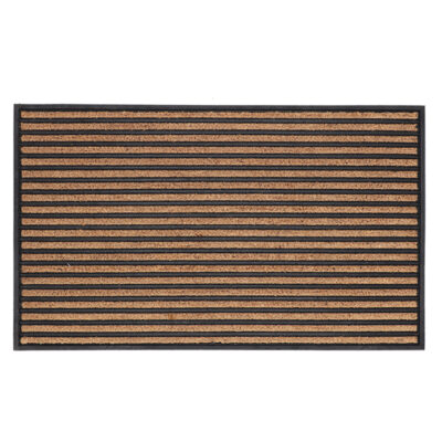 Striped Doormat, Rubber/Coconut Fiber - Large