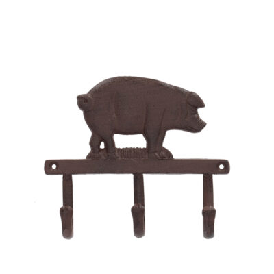 Pig Triple Hook, Cast Iron