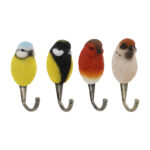 Bird Hook, Resin, 4 Asst. Styles