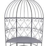 Classical Gazebo w/Bench, Metal