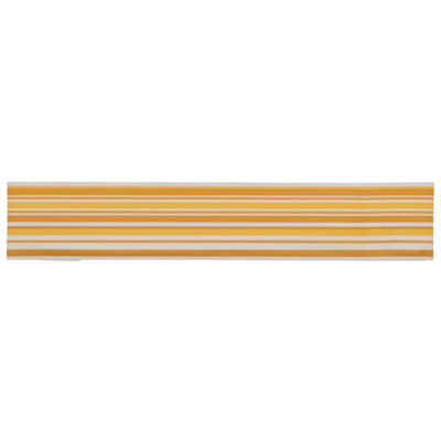 Striped Table Runner, Orange, Cotton