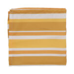 Set of 4 Striped Napkin, Orange, Cotton