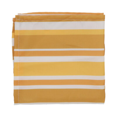 Set of 4 Striped Napkin, Orange, Cotton